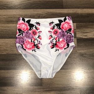 High waist bikini bottom